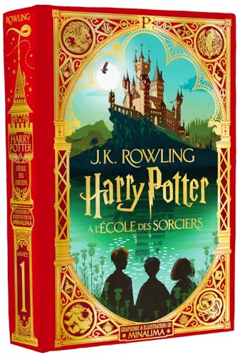 jaquette livre  Harry Potter À L'école Des Sorciers - Illustré par MINALIMA