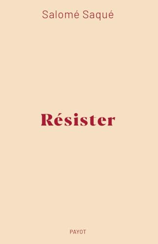 jaquette livre Résister